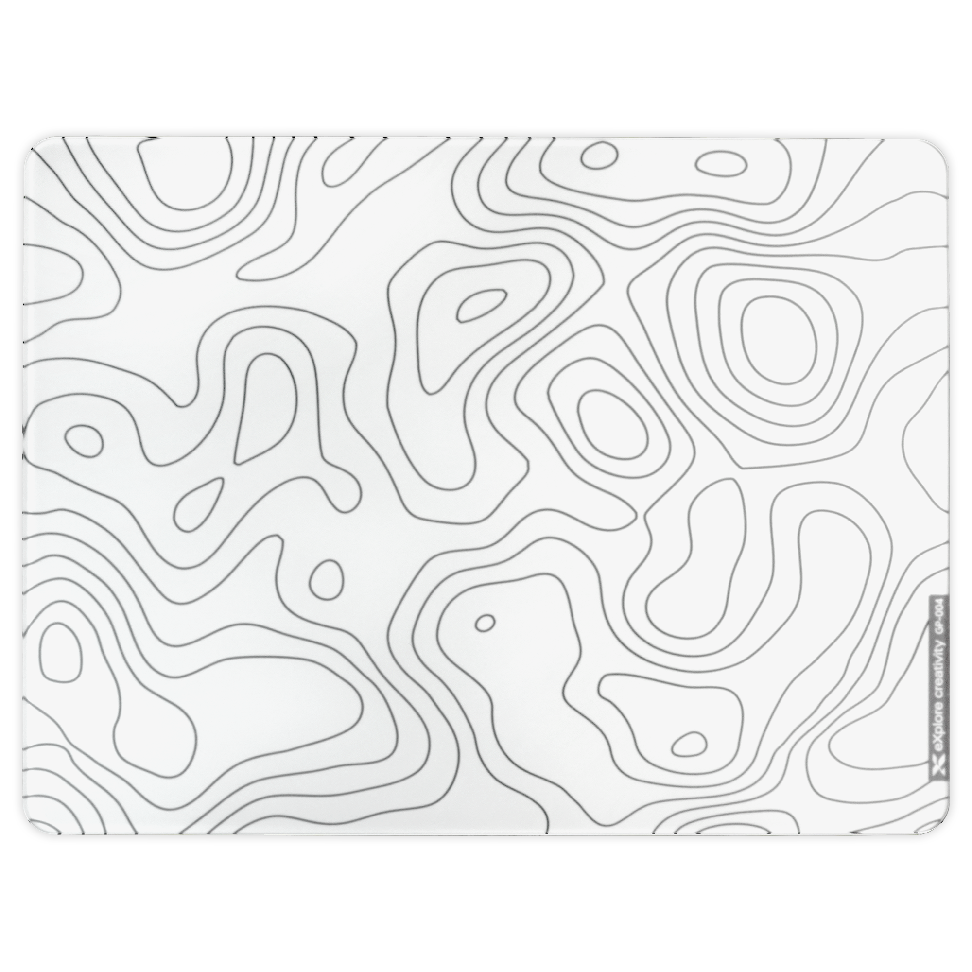 XVX Tempered Glass Large Mouse Pad for FPS Gaming