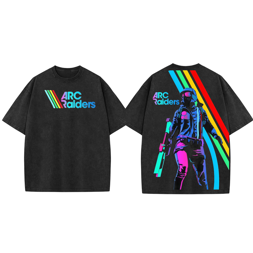 ARC Raiders Retro Synthwave Graphic Tee