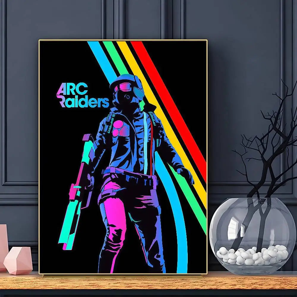 A-Arc R-Raiders Game Poster HD Art Sticky Wall Waterproof Home Living Room Bar Decoration