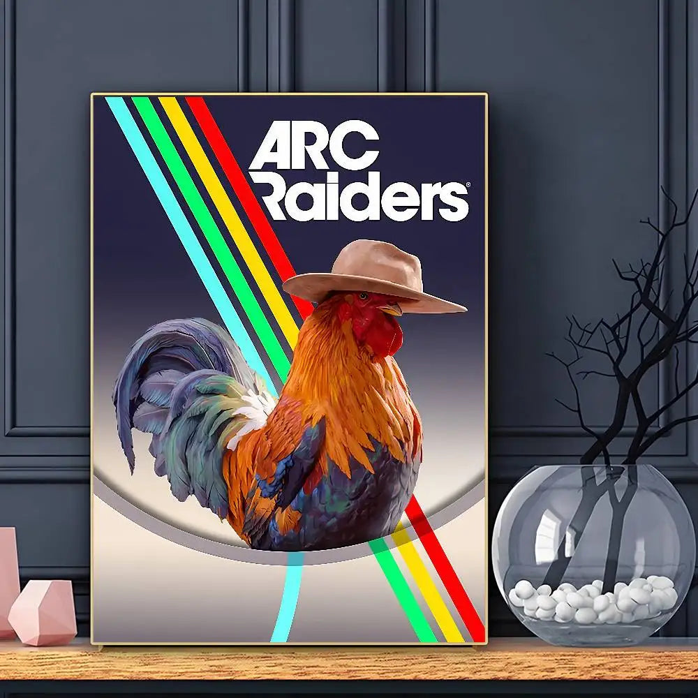 A-Arc R-Raiders Game Poster HD Art Sticky Wall Waterproof Home Living Room Bar Decoration