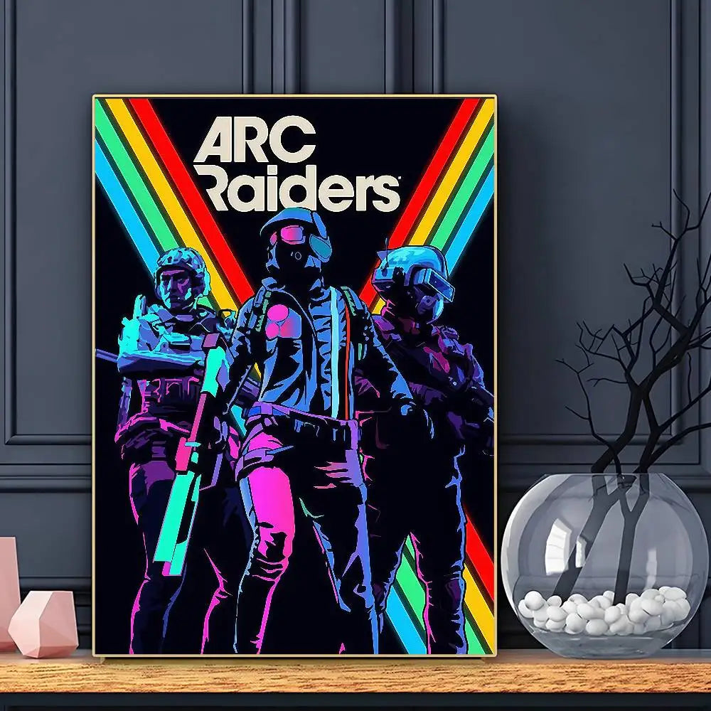 A-Arc R-Raiders Game Poster HD Art Sticky Wall Waterproof Home Living Room Bar Decoration