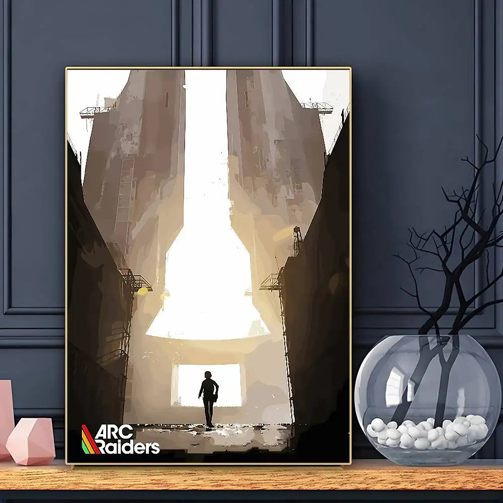 A-Arc R-Raiders Game Poster HD Art Sticky Wall Waterproof Home Living Room Bar Decoration