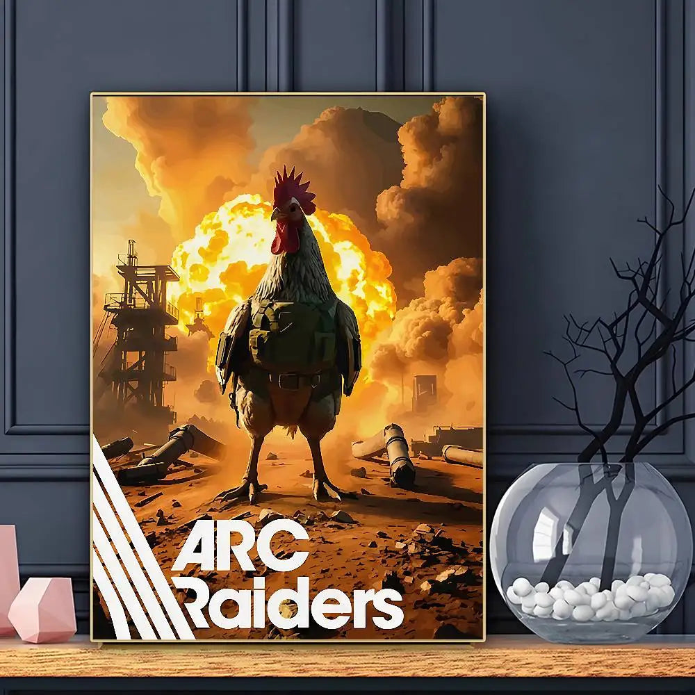 A-Arc R-Raiders Game Poster HD Art Sticky Wall Waterproof Home Living Room Bar Decoration
