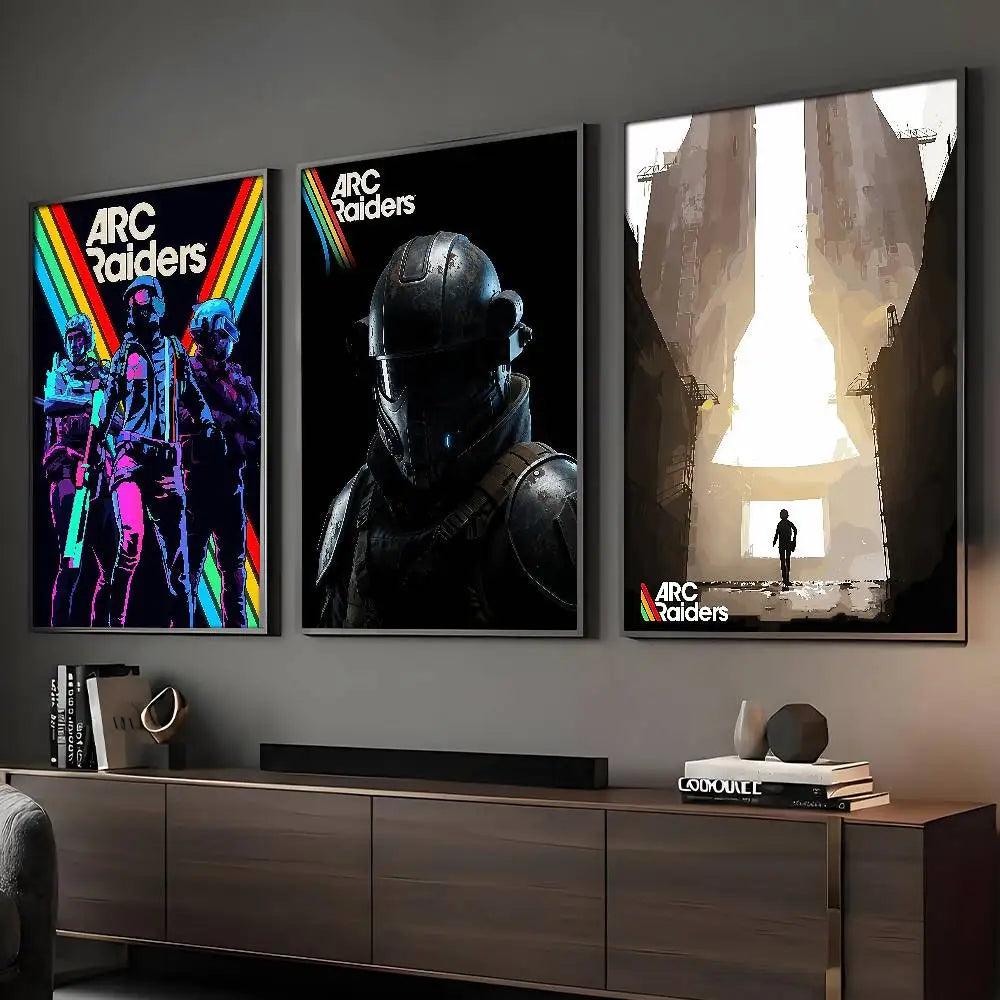 A-Arc R-Raiders Game Poster HD Art Sticky Wall Waterproof Home Living Room Bar Decoration