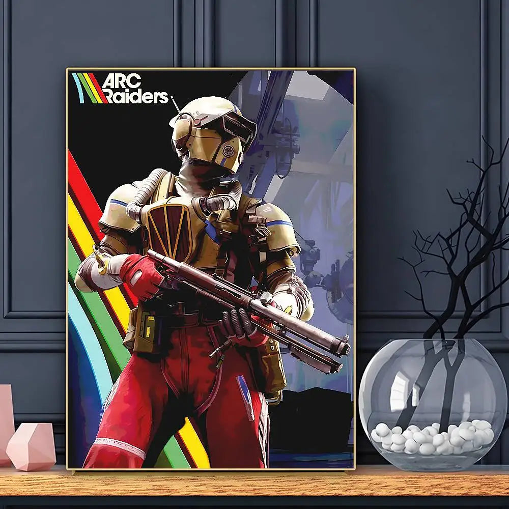 A-Arc R-Raiders Game Poster HD Art Sticky Wall Waterproof Home Living Room Bar Decoration